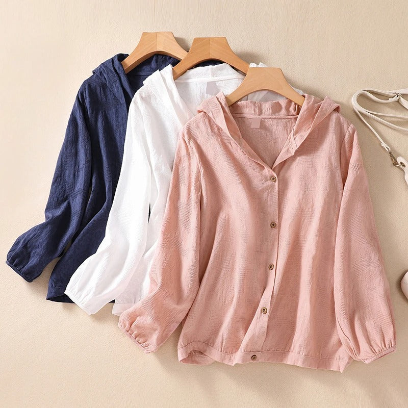 Miri - Hoodie En Lin Léger